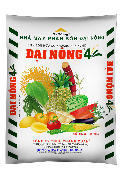 Phan bon huu co Dai Nong 4 | Phan bon huu co | Phan bon la